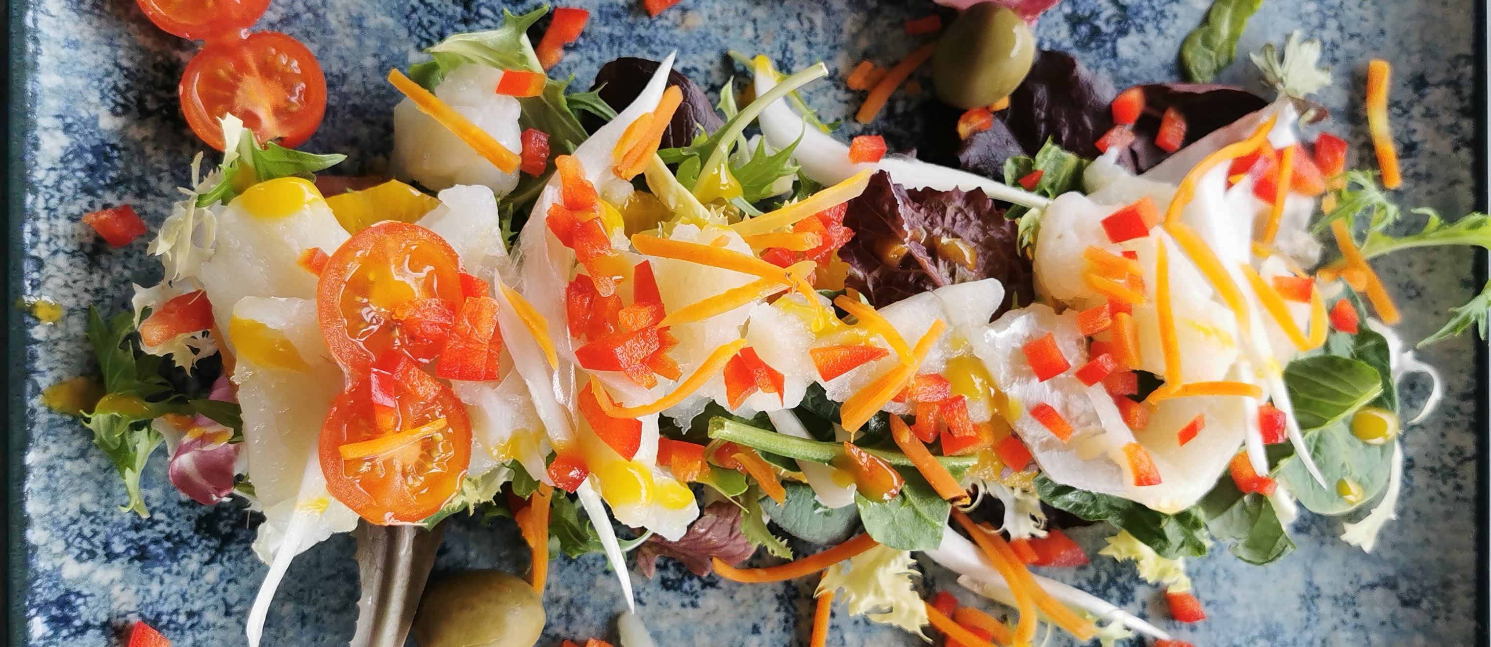 ensalada de bacalao con naranja